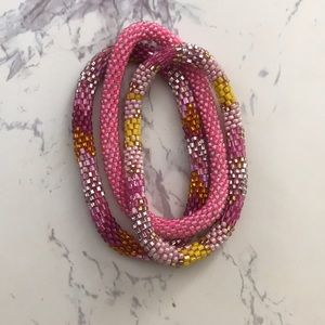 Lily and Laura Pink Bracelet Set (3)